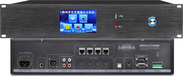 Digital Conference Controller with 4.3 in Touchscreen