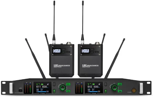 Dual-Channel True Diversity Wireless Handheld Microphone